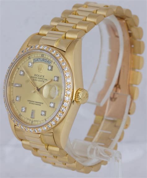 used gold rolex presidential price|Rolex president gold price.